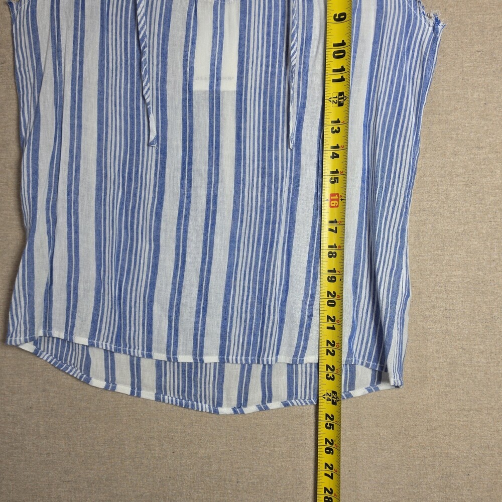 Dear John Fringe Edge Tank in Light Blue Stripe Womens Xtra Small. New. - Picture 7 of 10